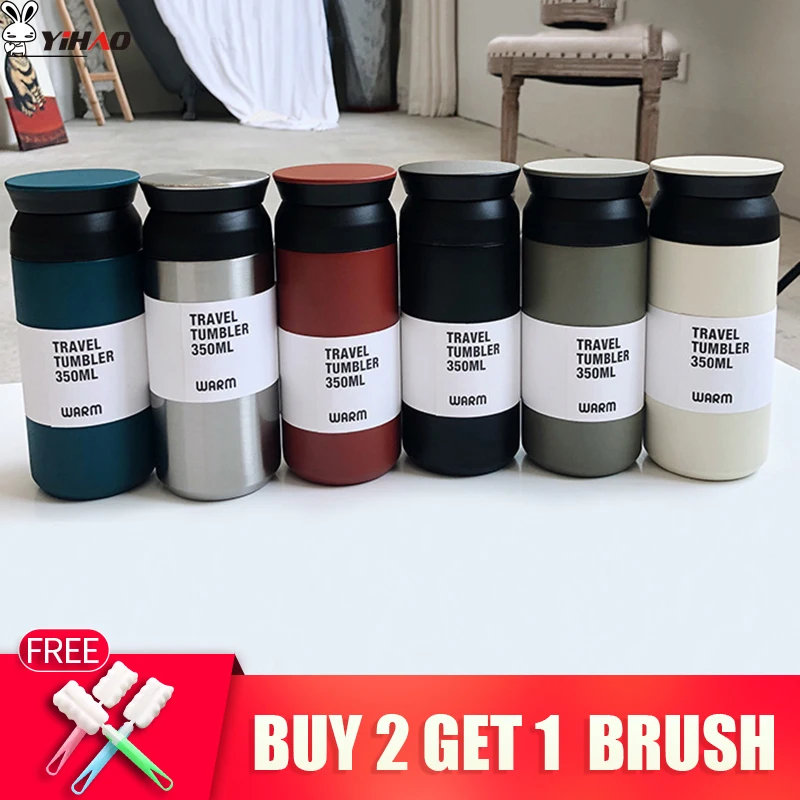 Термосы YIHAO из нержавеющей стали с двойными стенками 350 мл|Вакуумные фляги и