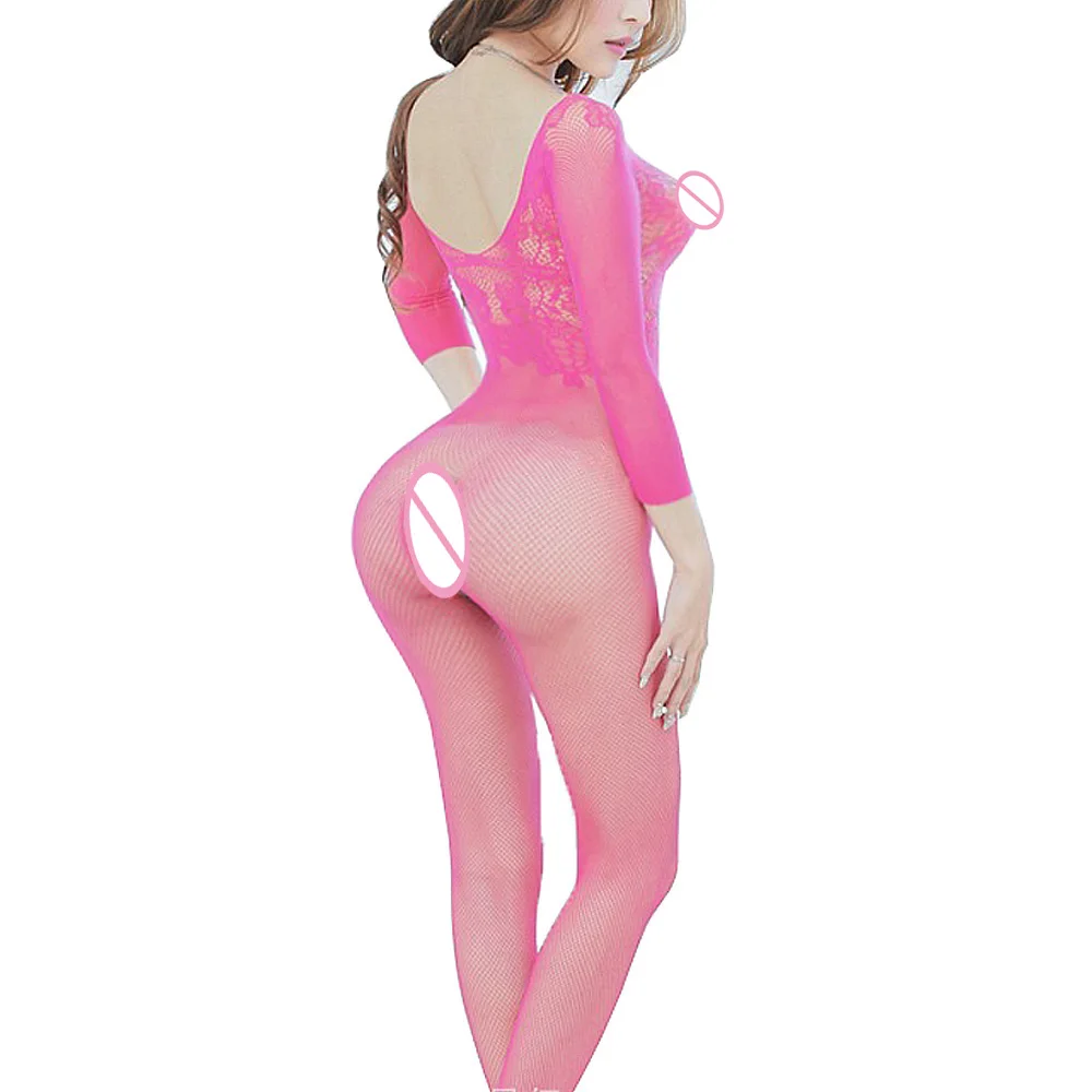 Сексуальное эротическое белье сетка с длинным рукавом латекс сексуальное