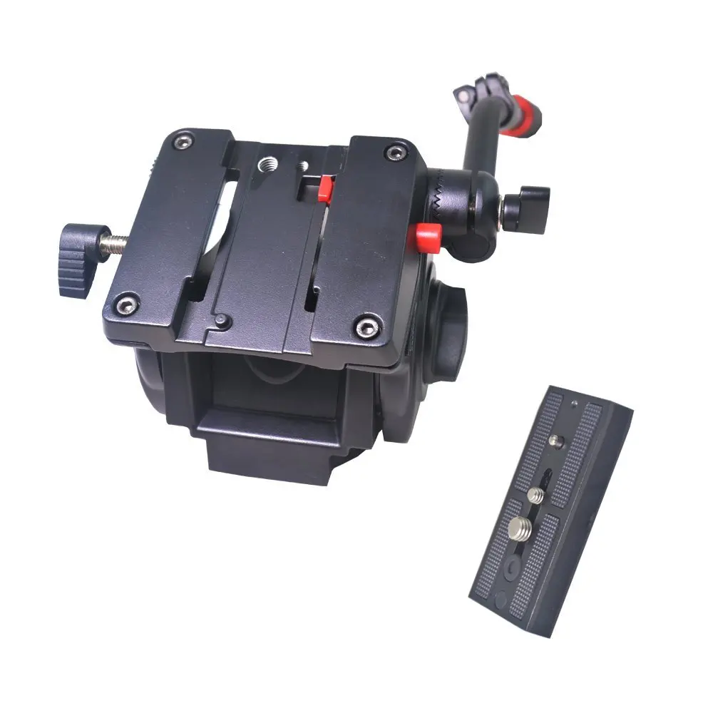 360 Панорамное видео жидкости с полукруглой головкой Quick Release Plate для Камера штатив