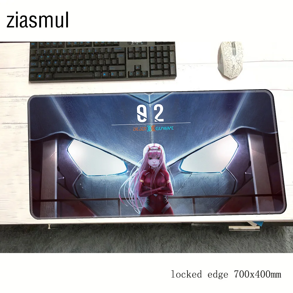 darling in the franxx mouse pad 700x400x2mm mats gifts Computer mat gaming accessories xl mousepad keyboard games pc gamer | Компьютеры и