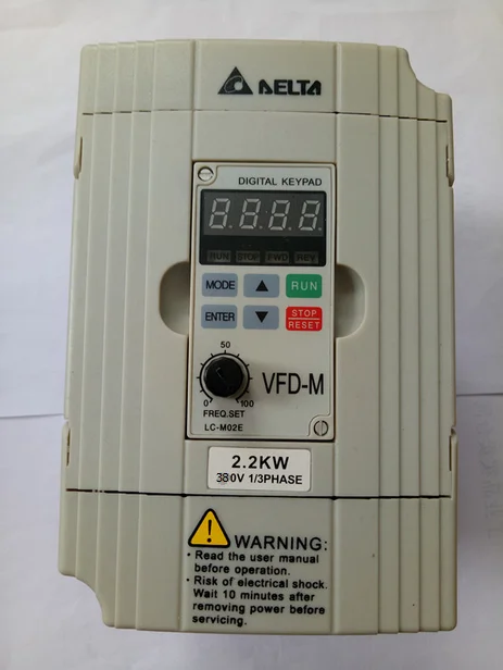 VFD M инвертор VFD022M43B 380 кВт в 3 фазы Гарантия: 1 год|inverter 2.2kw|inverter 380vinverter vfd |