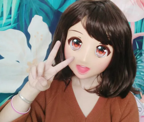 MASK12 NEW-27) реалистичные вечерние куклы для Хэллоуина BJD маска-Аниме Косплей киг аниме силиконовые маски косплей Кигуруми крест комод - Цвет: MASK12