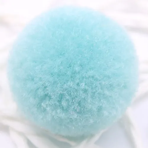 Light Blue Помпоны 20 мм, разноцветные помпоны из пряжи, Меховые помпоны для рукоделия, мягкие помпоны из полиэстера, свадебные украшения для шитья на ткани, аксессуары 20 шт - Цвет: Light Blue
