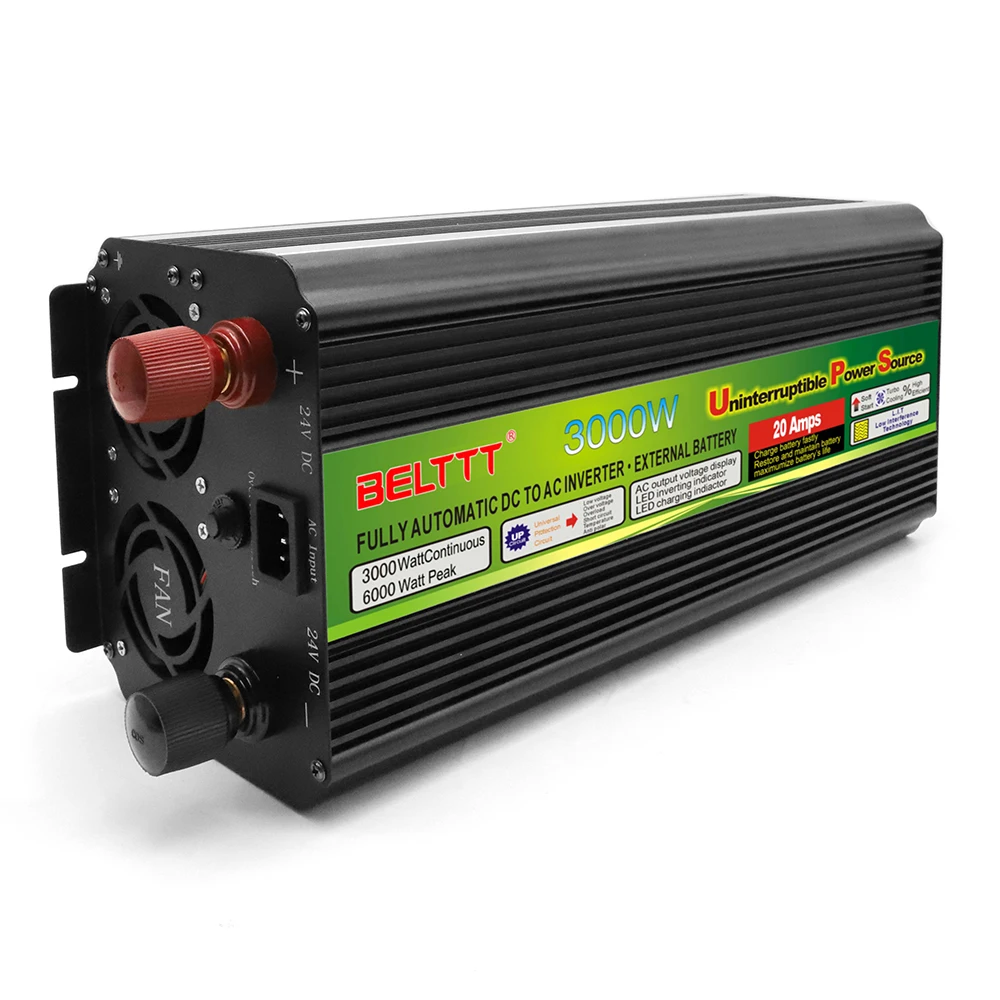 

High Quality 3000W with charger 12v to 220v inverter DC to AC Power Inverter CE