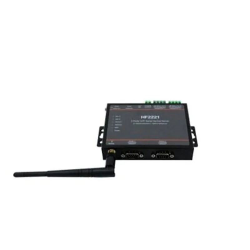1 шт./упак. 2221 промышленный блок Modbus 2 порта последовательный сервер RS232/RS485/RS422 к WiFi