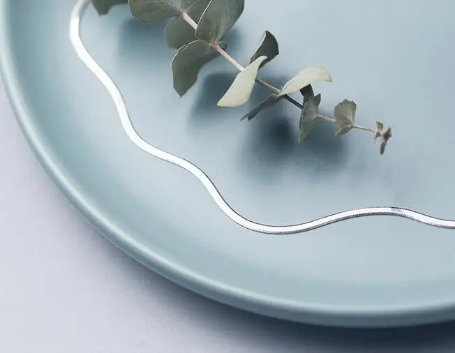 Для мужчин и женщин 2 мм 100% натуральный. Ювелирные изделия из стерлингового