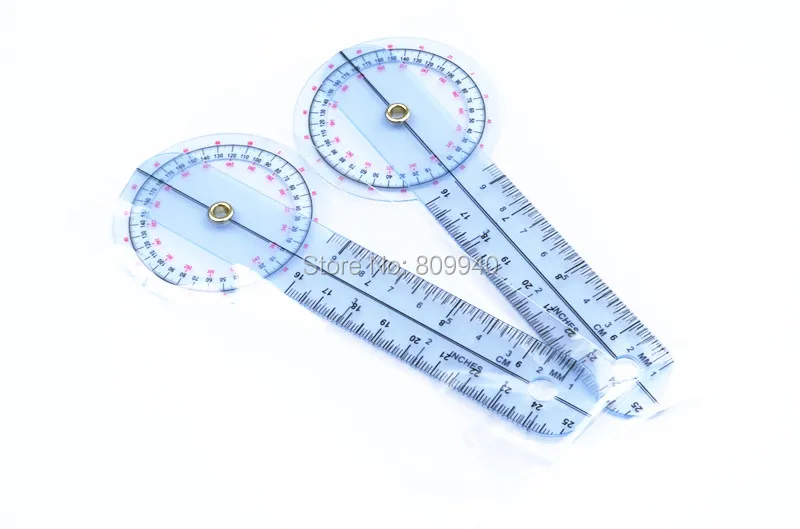 Транспортир медицинский 6 дюймов 150 мм 30 шт./лот|plastic pvc|pvc windowplastic wrap pvc |