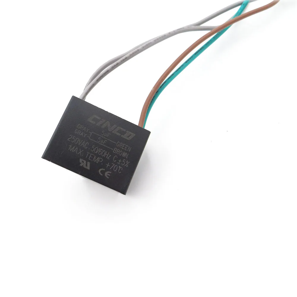 CBB61 5 + мкФ 250V 4 Кабели электрические конденсаторы вентиляторов Электрический