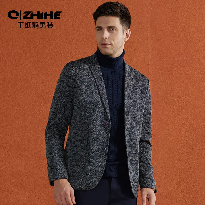 QZHIHE 2019 зима новый для свиданий банкет ужин куртка мужская свободного кроя