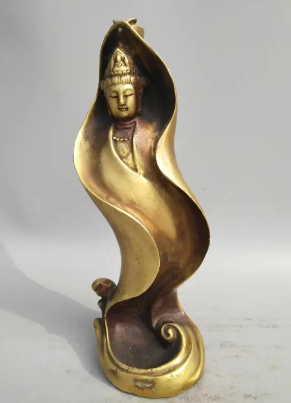

Коллекционная ароматизированная латунная курильница Guanyin bodhisattva Backflow