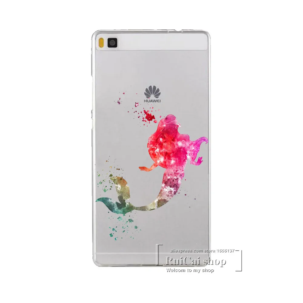 Жесткий чехол для Huawei P6 P7 P8 P9 P10 P20 Lite Pro Plus 2017 с мультяшными поцелуями Микки и Минни