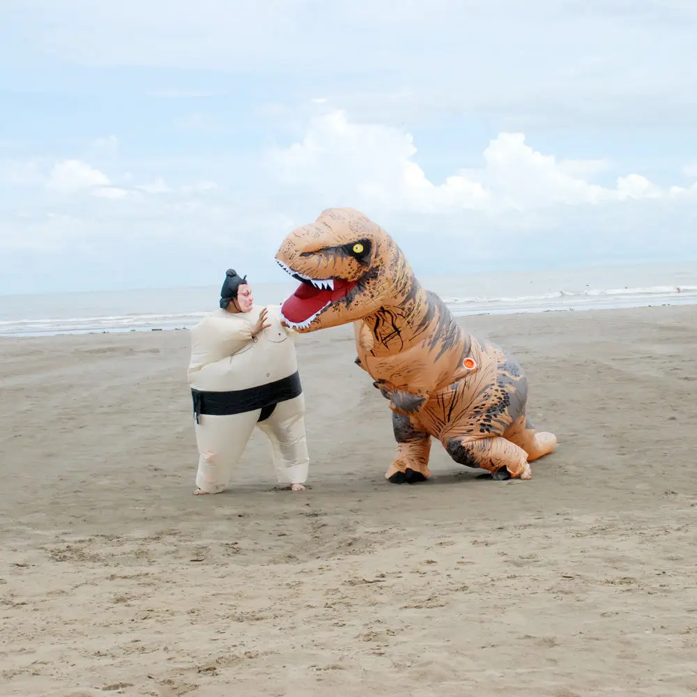 Аниме динозавра T-Rex в парк развлечений надувные костюм для взрослых Детские
