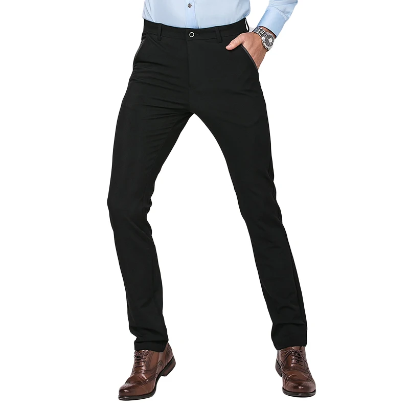 Мужские брюки карандаш эластичные большого размера|men suit pants|suit pantspants slim |