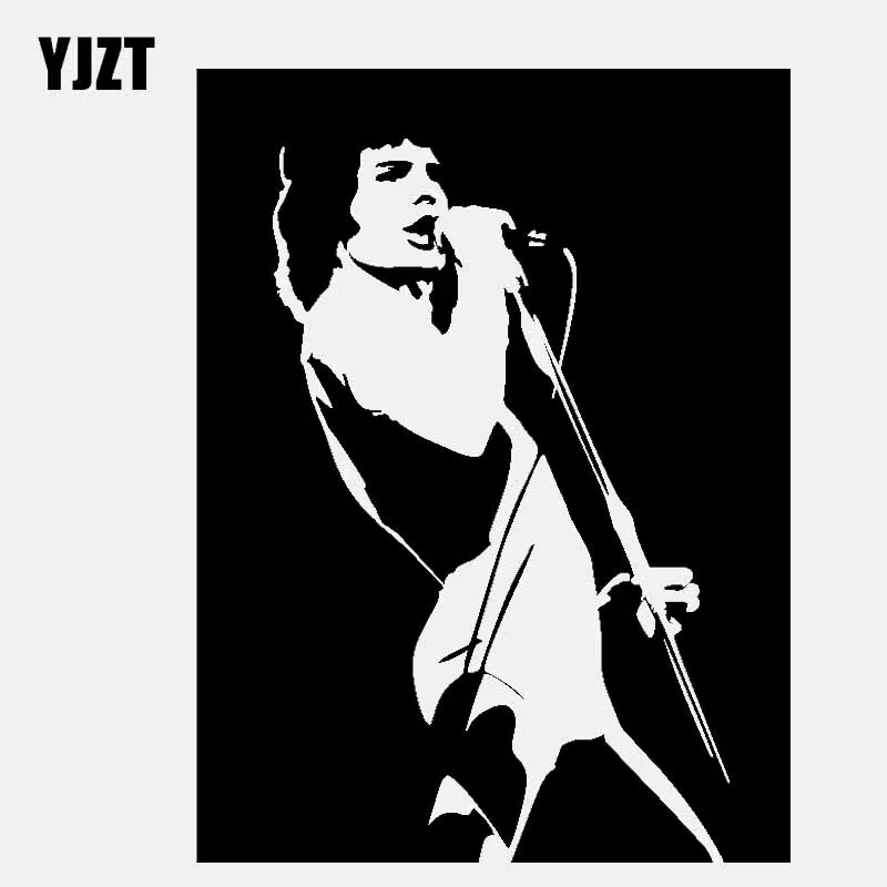 YJZT 11 4 см * 15 2 Фредди Меркури Queen музыкальная рок н ролл наклейка виниловая пленка