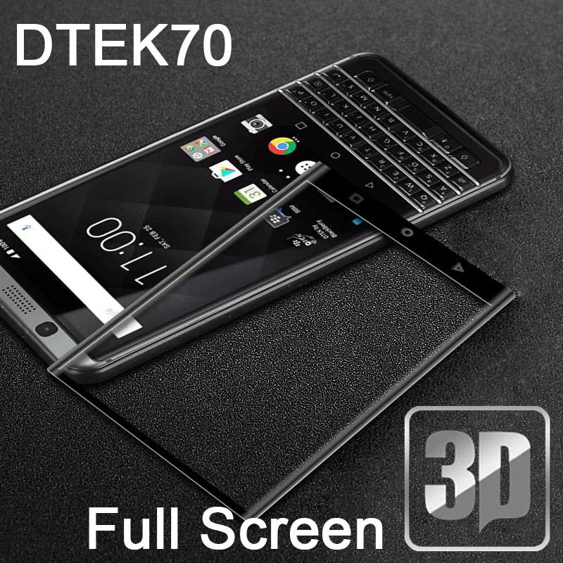 9H 3D закаленное стекло LCD для BlackBerry Priv изогнутая полная защитная крышка экрана Keyone
