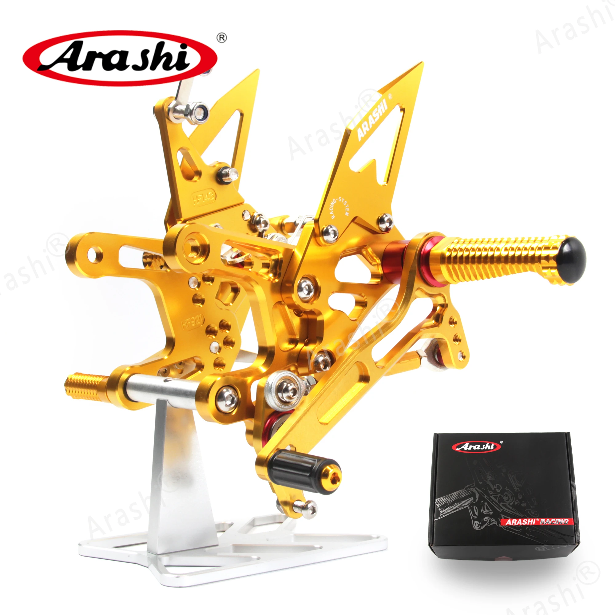 Араши ZX10R / ABS 2020 2019 2018 2017 2016 QS ЧПУ Регулируемые подножки для KAWASAKI Ninja ZX 10R Rearset