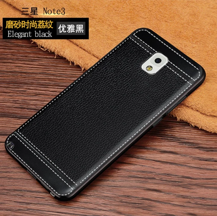 Кожаный чехол для Samsung S9 S8 S7 S6 Edge Plus S10 Lite мягкий черный силиконовый Galaxy Note 3 4 5 8 9