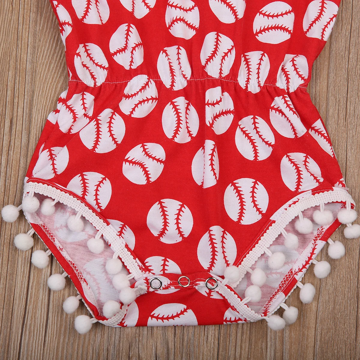 2017 популярный летний хлопковый комбинезон красного цвета с футбольным принтом