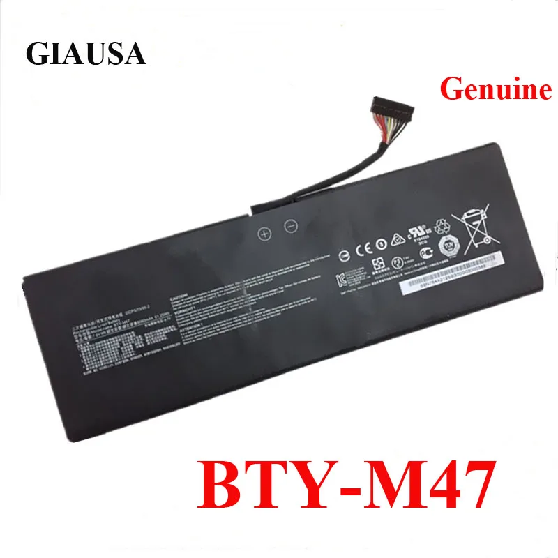 BTY M47 ноутбук Батарея для MSI GS40 GS43 GS43VR 6RE 6QE 2ICP5/73/95 2 мс 14A3 MS 14A1|Аккумуляторы