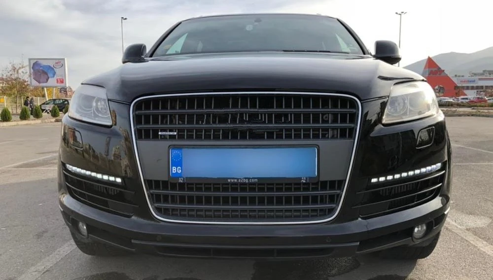 Автомобильный мигающий 2 шт. стильный для Audi Q7 2006-2009 светодиодный DRL дневные ходовые огни Дневной светильник водонепроницаемый сигнальный автомобильный Стайлинг светильник