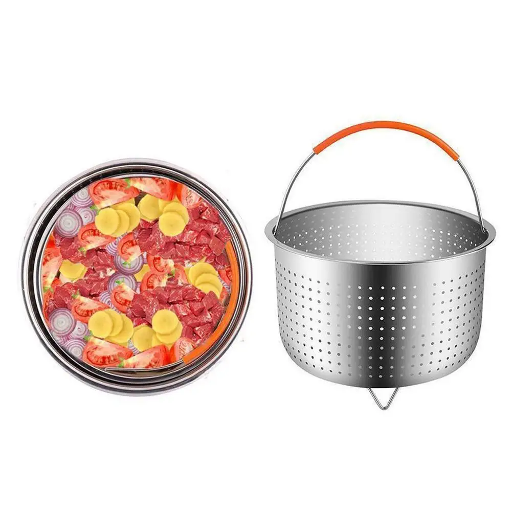 New kitchen multifunctional drain basket Stainless Steel Steamer Basket Instant Pot Accessories Instant Pot Pressure Cooker