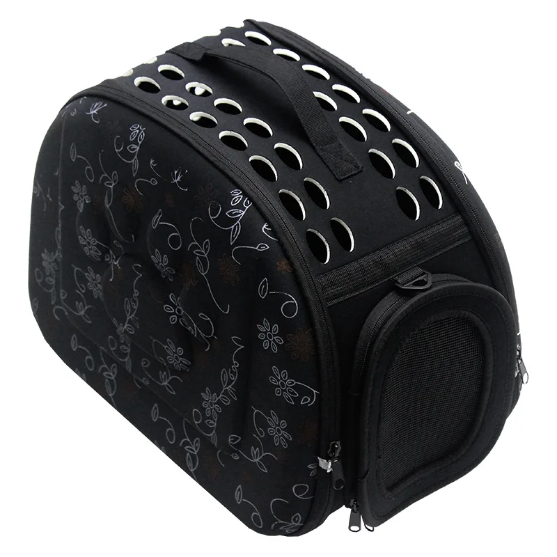 Новая черная сумка для собак переноска кошек домашних животных складная