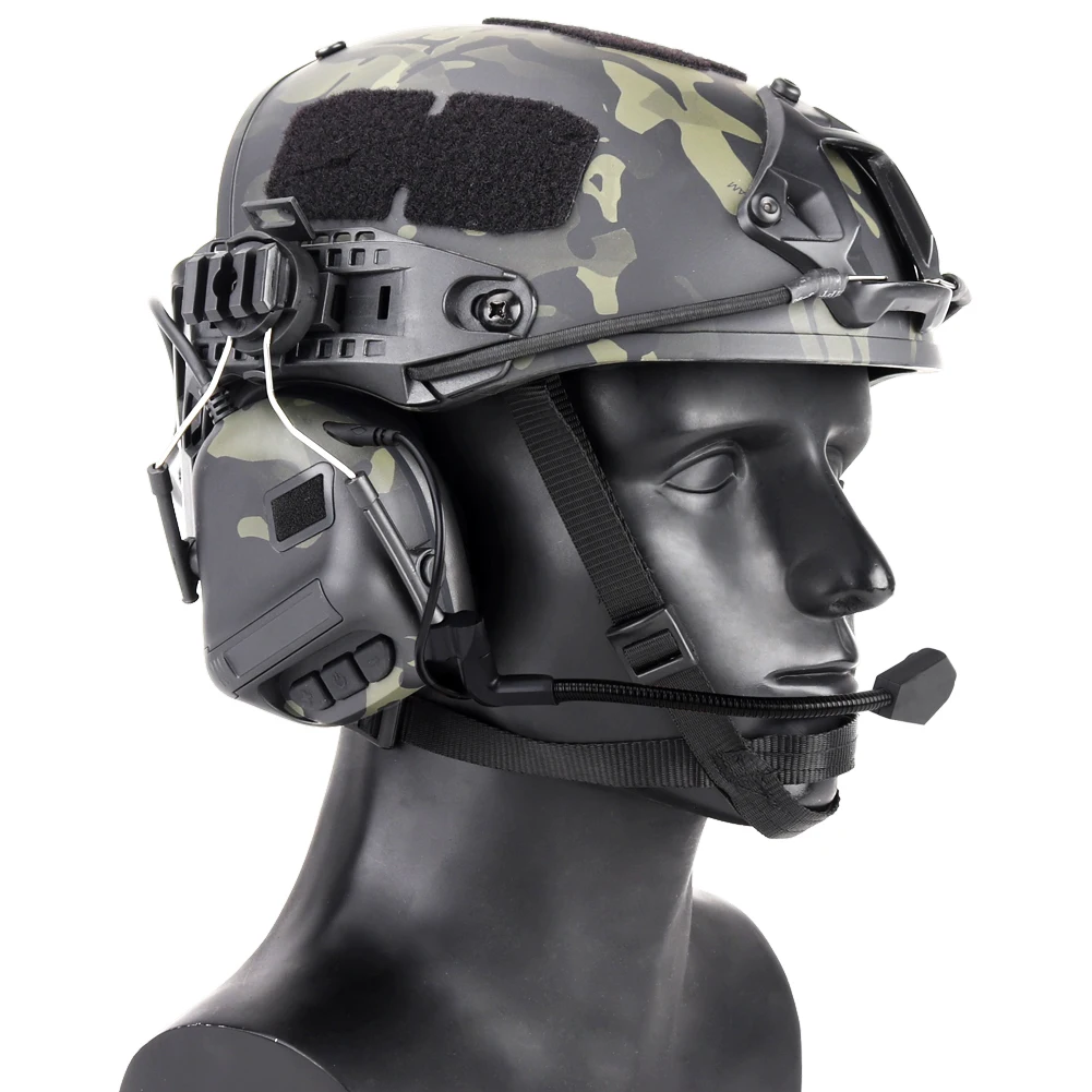 Tactical Headset Military Fast Helmet Headphone Noise Canceling Camouflage for Hunting CS Comtac Headset Aviation Accessories