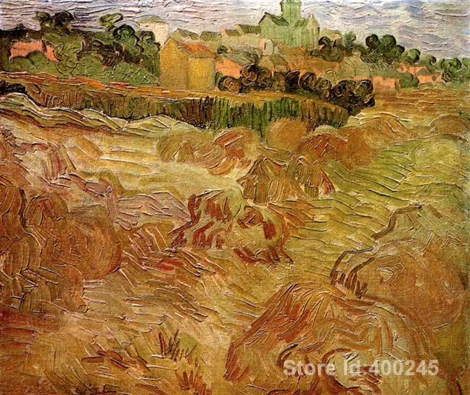 

Картины Винсента Ван Гога пшеничные поля с освером на фоне искусство на стене ручная роспись высокое качество