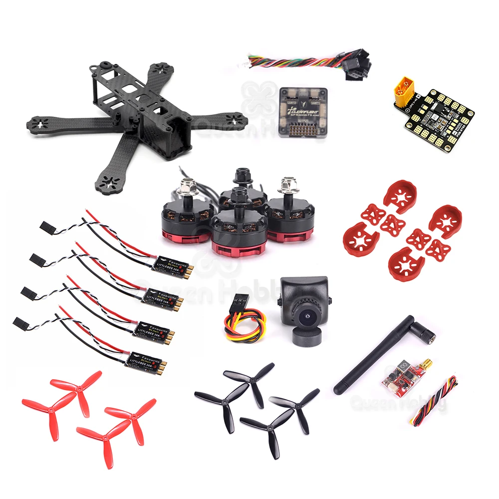 QAV-R 220X220 мм Квадрокоптер frame F3/F4 Контроллер полета RS2205 2300kv 30A-S Esc TS5828L trasmitter 700TVL