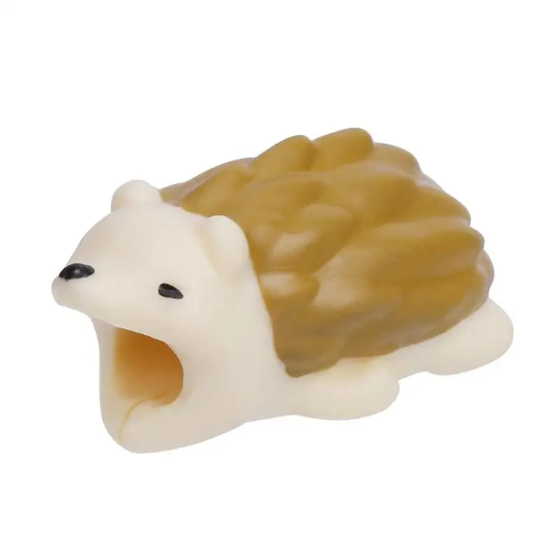 Животное защита для кабеля "укус" Chompers для iPhone USB зарядное устройство Держатель для сматывания кабеля Органайзер проводов для наушников Аксессуары - Цвет: C