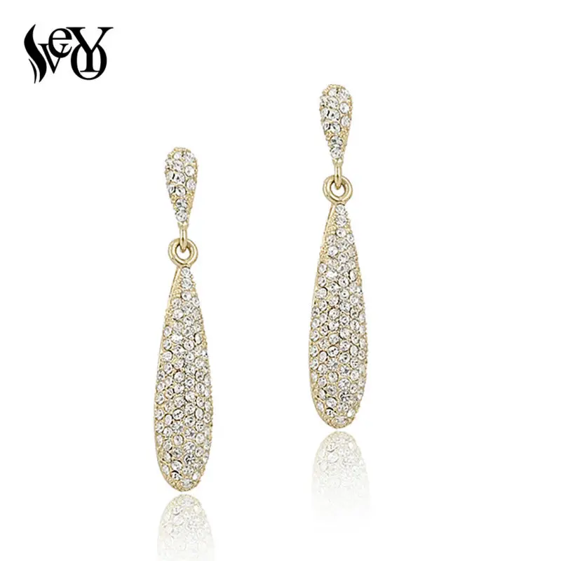 Женские классические серьги VEYO полностью из страз романтичные цинкового сплава