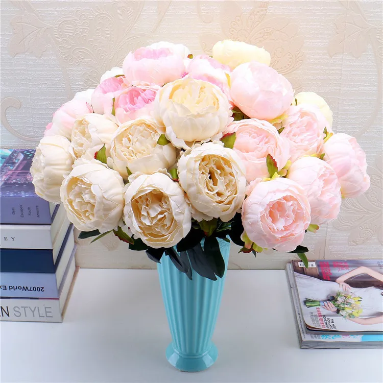 Высококачественный искусственный шелк 7 головок украшение для дома отеля стола