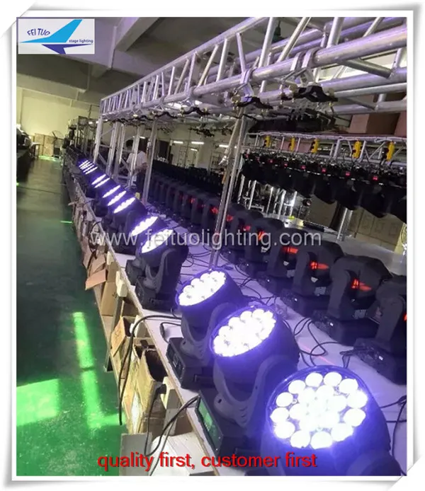4x circle control 19x15w led moving head lyre 4 in 1 zoom beam wash for disco dj stage | Лампы и освещение