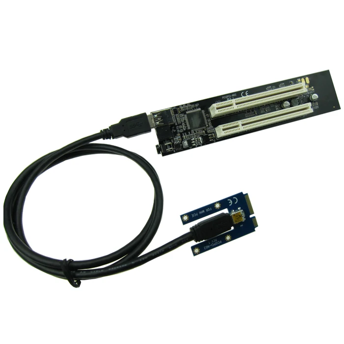 Мини PCIe для 2 PCI 32bit слота адаптера Express Mini Card 3.0 контроллер звуковая карта сети
