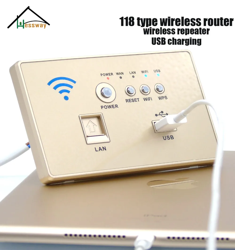 

118 standard wifi router wall with 300 MBPS
