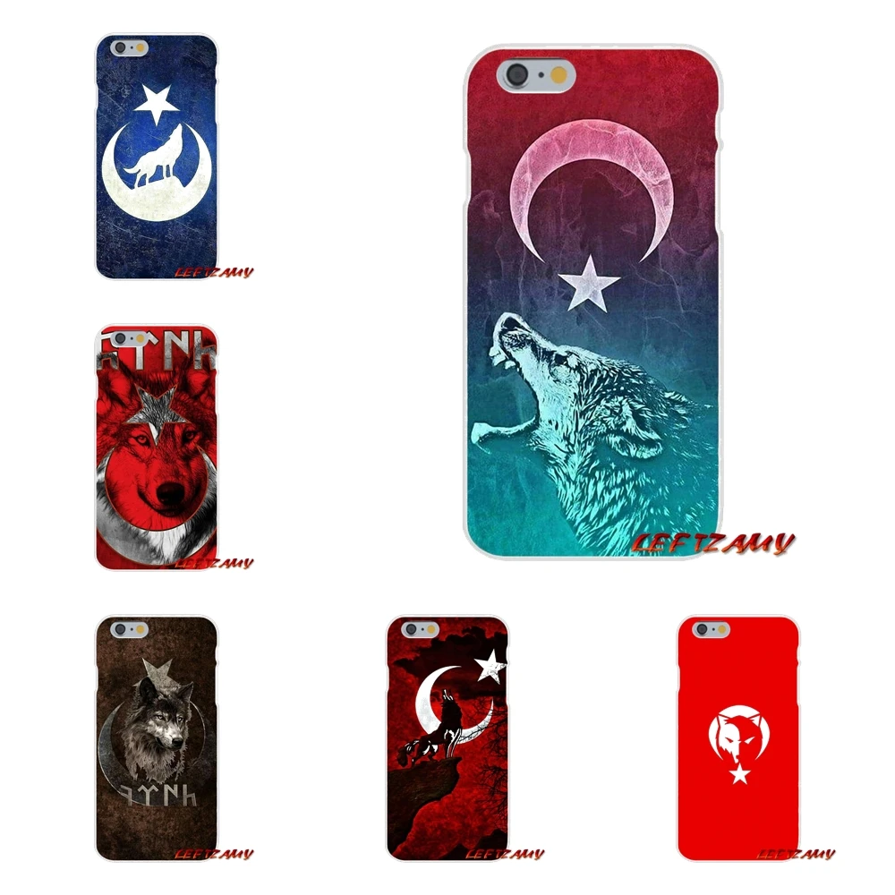 Для Samsung Galaxy S3 S4 S5 MINI S6 S7 edge S8 S9 Plus Note 2 3 4 5 8 флаг Турции с изображением волка