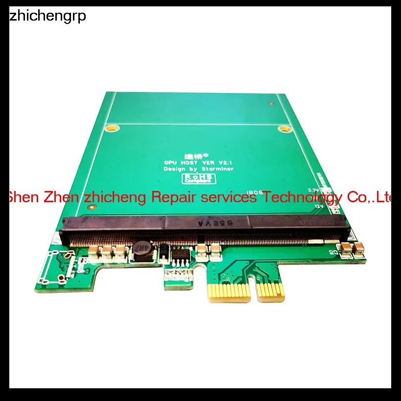 SZZC для добычи ETH ZEC и т. д. PCI E 1X до MXM 3 0 видеокарта расширения 75 Вт MAX GPU Host board| |