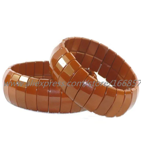 Бесплатная доставка! Коричневый браслет с инфракрасным источником энергии из