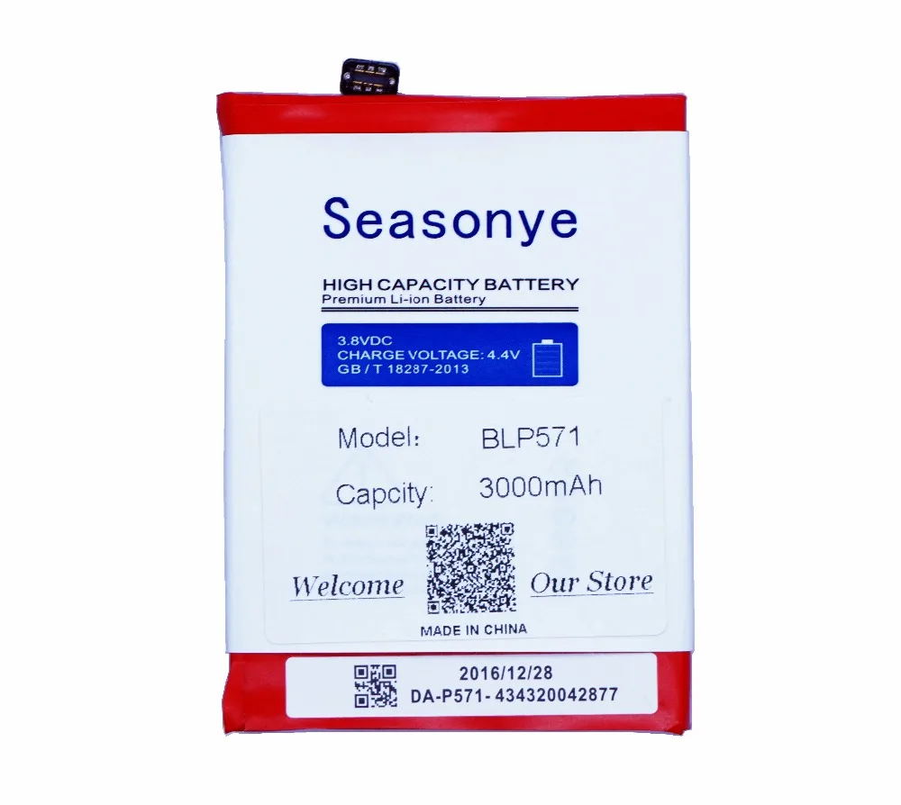 Seasonye 3000mAh / 11.4Wh BLP571 Сменный аккумулятор для Oneplus 1 One Plus + | Мобильные телефоны и