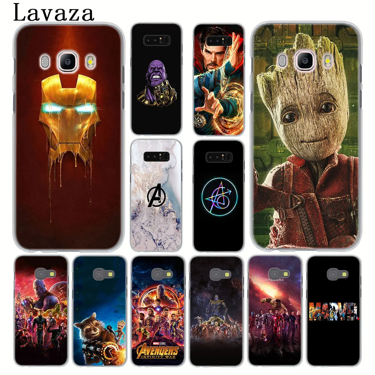 Thanos Marvel Мстители Endgame чехол для телефона Железный человек Samsung Galaxy Note 10 9 8 A9 A8 A7 A6 Plus