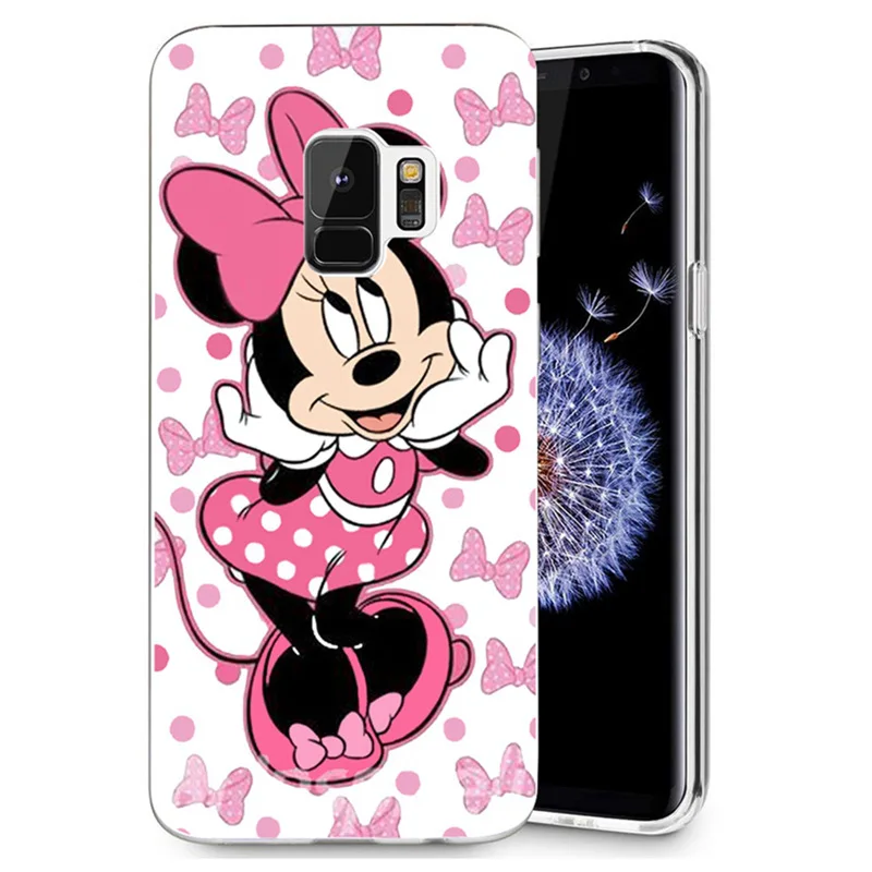 For Samsung Galaxy S9 S9Plus S8 Plus S7 edge Note 8 J320 J530F J720 A3 A5 2017 TPU Silicon Cute Minnie Mickey Cover Case E102 |