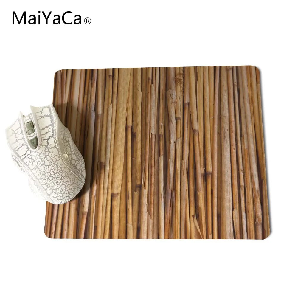 MaiYaCa Зеленые Бамбуковые лучшие игровые коврики для мыши резиновый коврик 18*22 см и