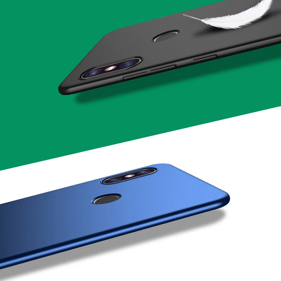 Матовая Пластик футляр для XiaoMi Pocophone Mi F1 8 Lite 6X 5X A2 A1 4c 5S RedMi S2 5 Plus Note 6 Pro 4 4X 4A 5A 6A чехол
