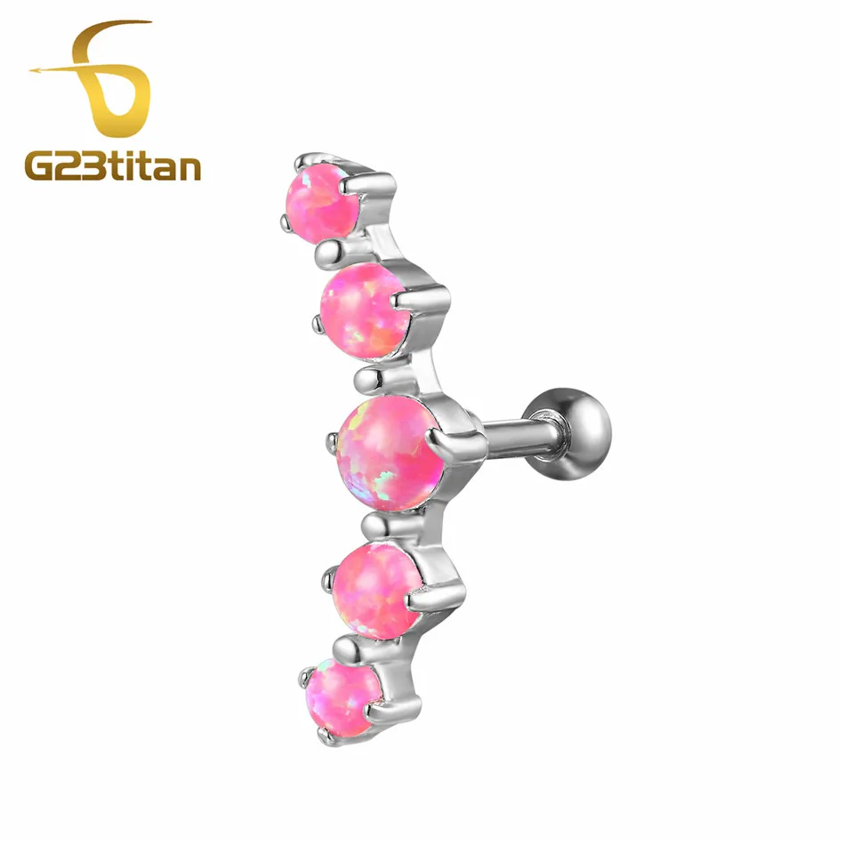 Ear Tragus Женские Мужские ухо траг Cartliage пирсинг для уха пирсинг Orelha Cartilagem Конч пирсинг Helix Rook Snug серьги ювелирные изделия для тела - Окраска металла: Ear Tragus