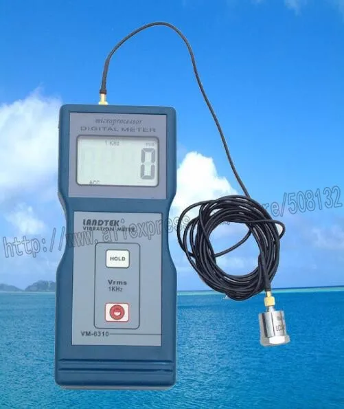 LANDTEK VM-6310 Виброметр 0,01~ 199,9 мм/сек. True RMS Виброметр VM6310