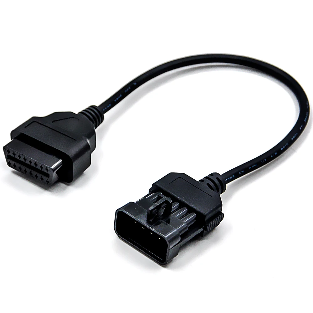 Бесплатная доставка Для Opel 10Pin для 16Pin OBD2 автомобиля Диагностика расширения