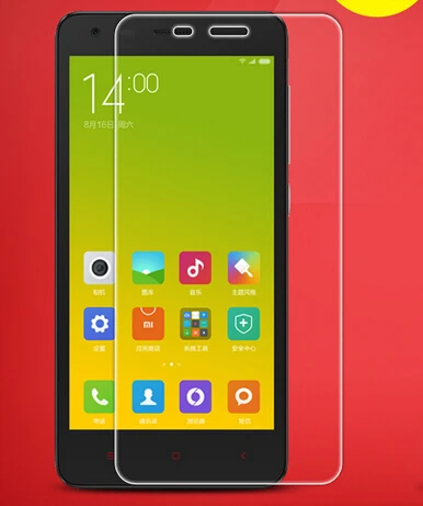 Закаленное стекло 0 3 мм 2.5D для XiaoMi Hongmi 2 Redmi Red Rice Redmi2 Guard pelicula de vidro verre trempe |