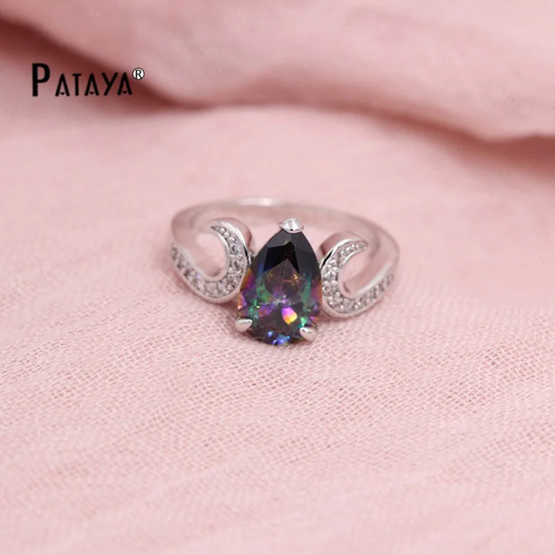 Набор украшений PATAYA в форме капли воды из кольца и серег|dubai jewelry sets|jewelry setsdrop sets |