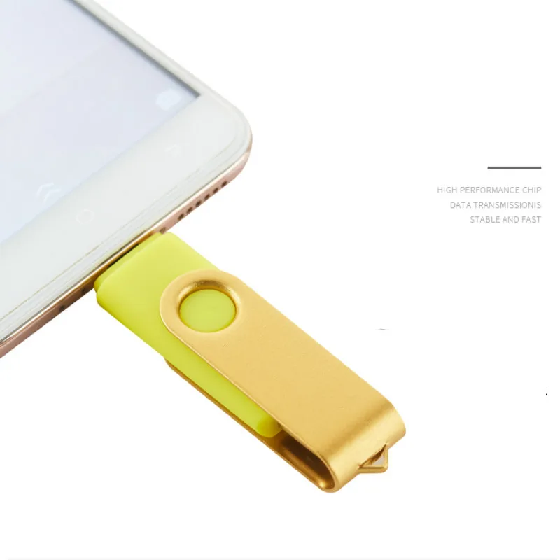 OTG USB флэш-накопитель 64 ГБ 32 8 16 2 0 128g для смартфона Android с пользовательским