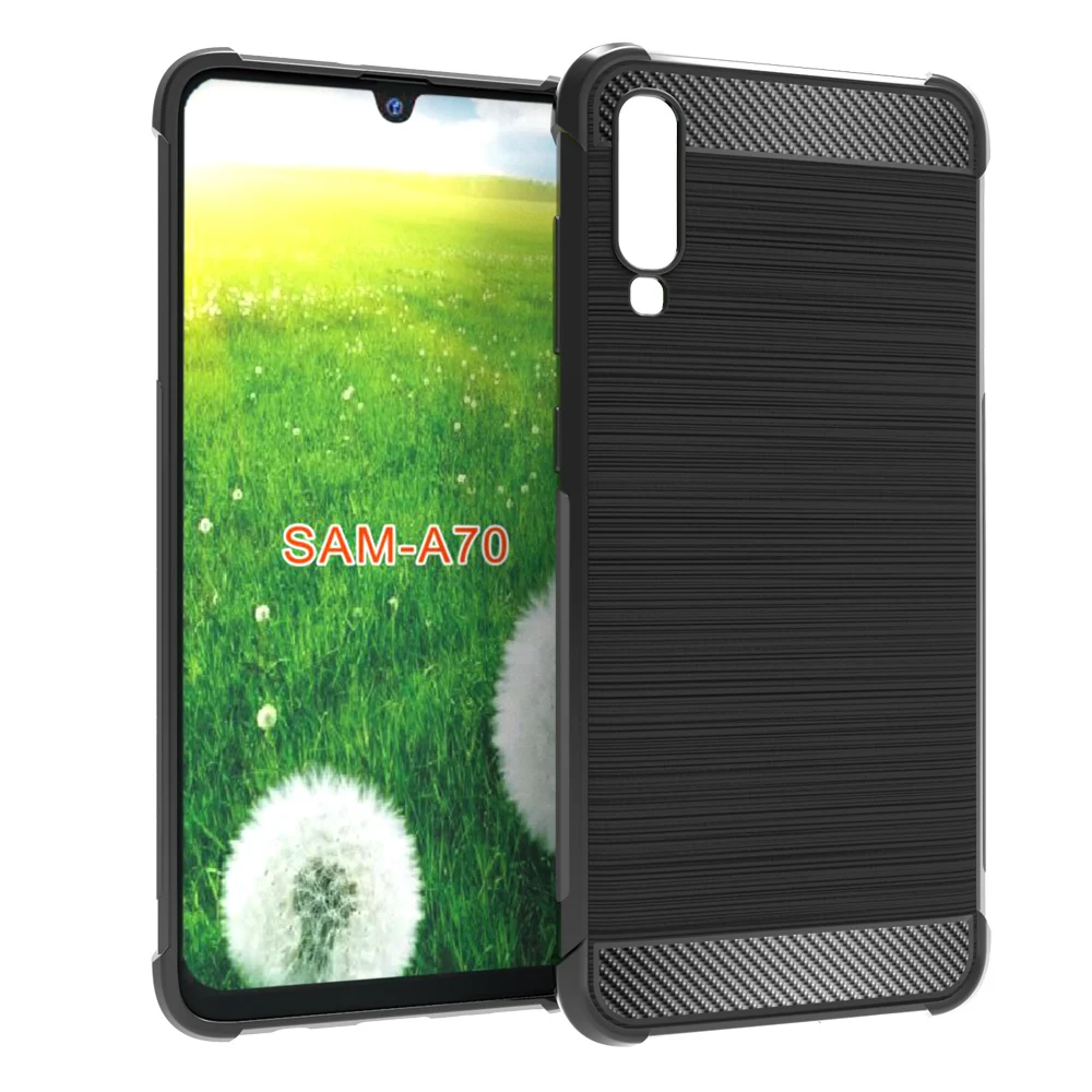 10 шт./лот. Амортизирующий чехол из мягкого ТПУ с защитой от царапин углеродного